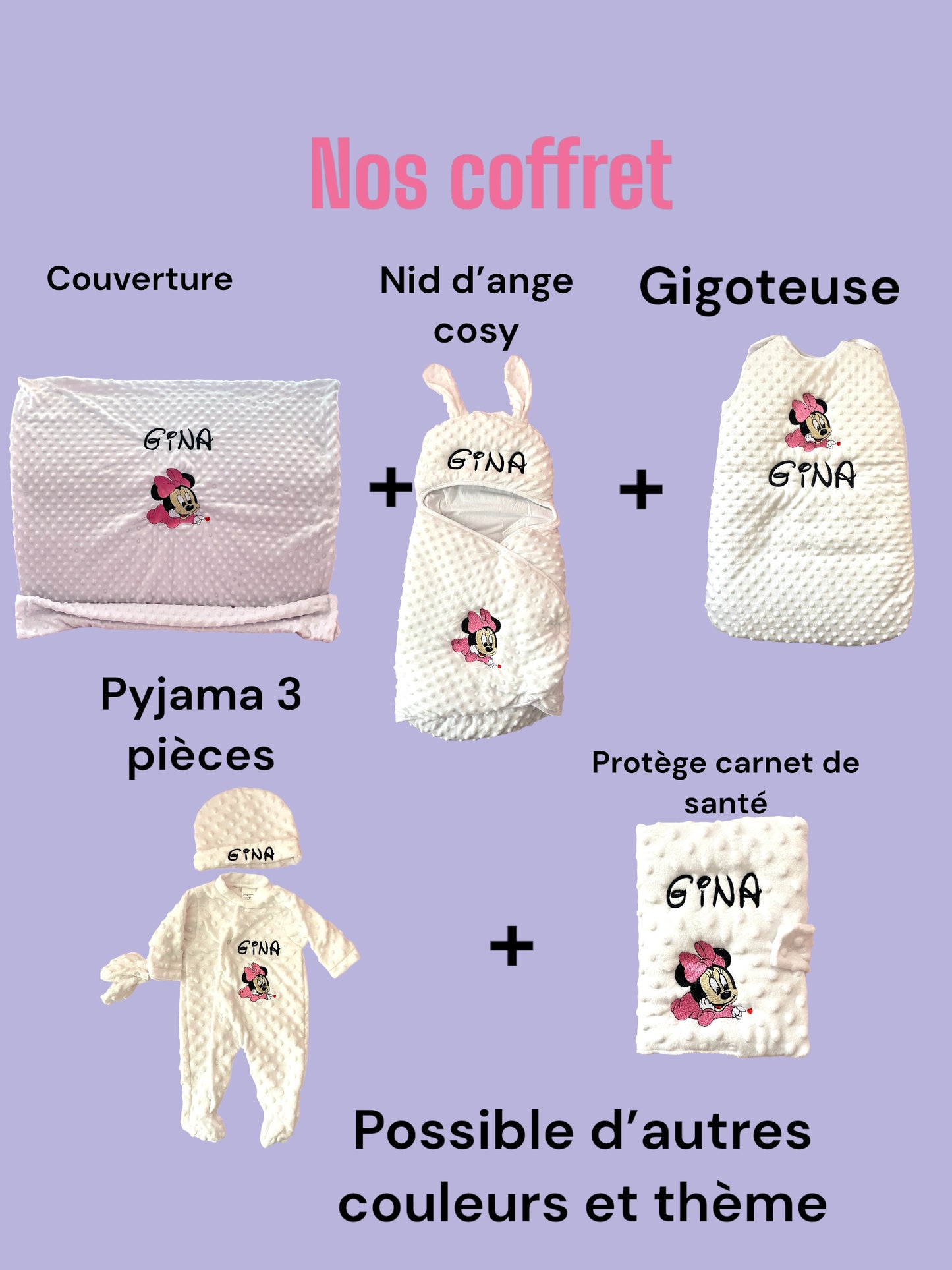 Coffret de naissance bébé maternité 0-12 mois