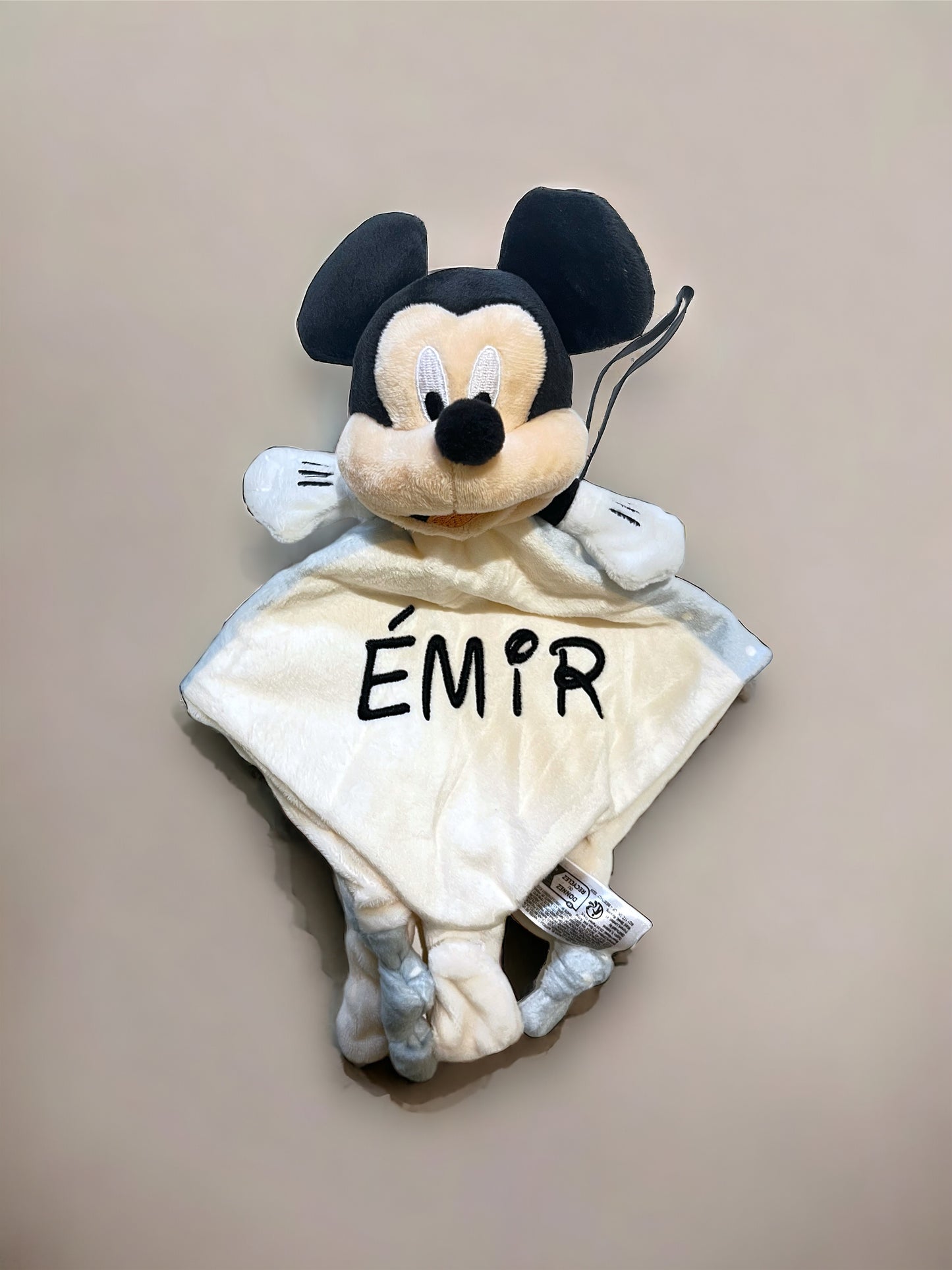 doudou personnalisé bébé garçon , en broderie naissance