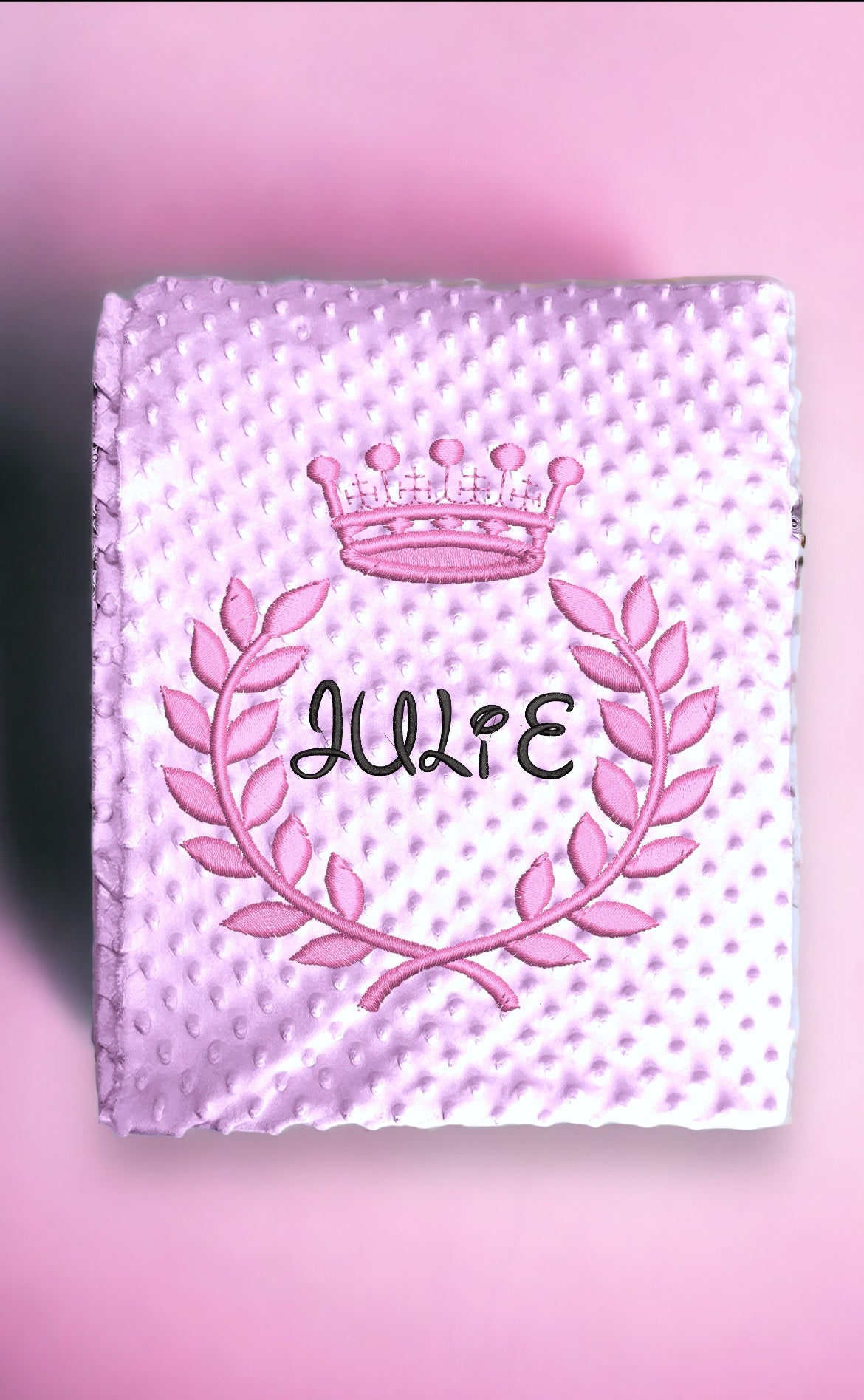 Plaide couverture bébé personnalisé broderie naissance 1mètre /80cm