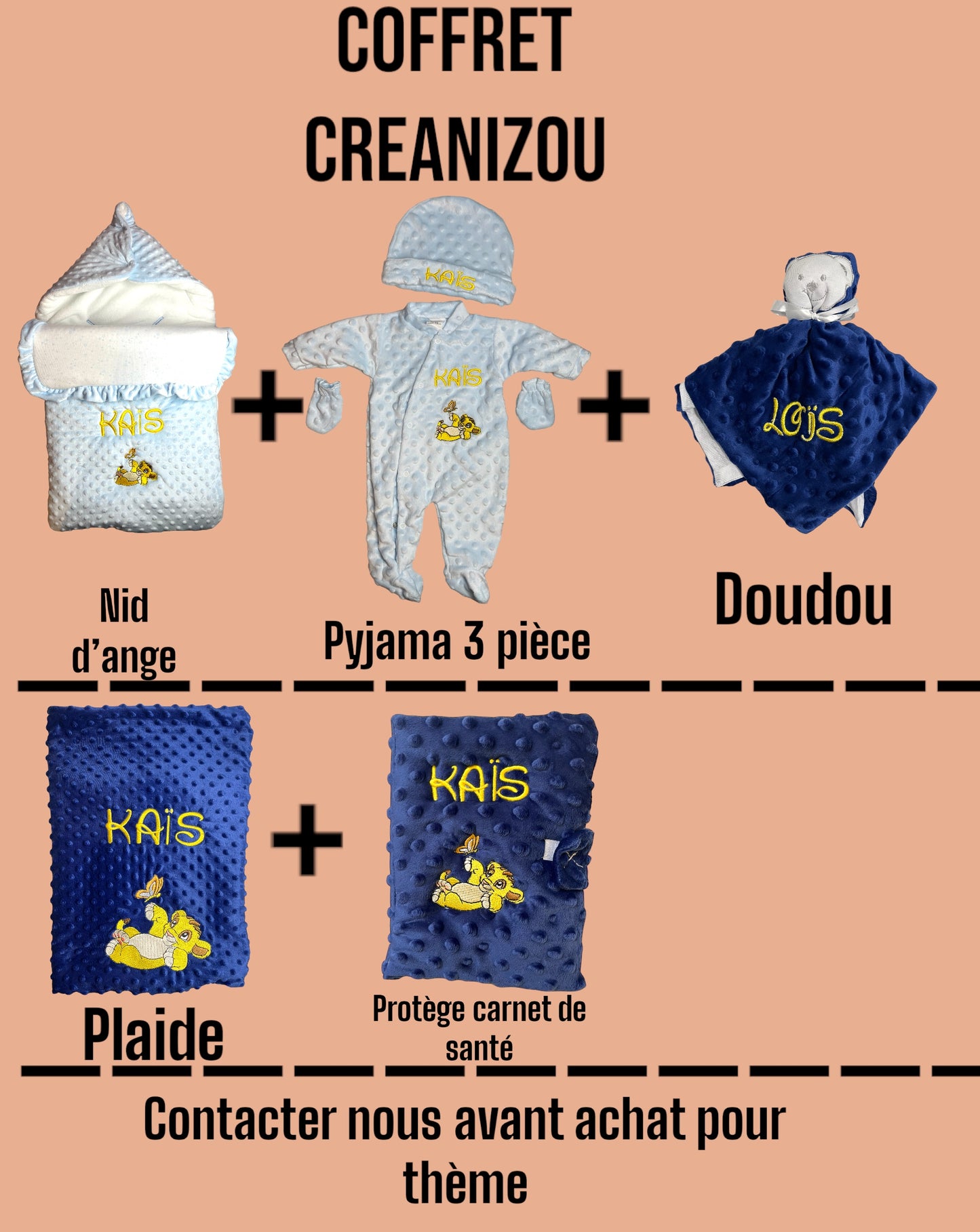 Coffret de naissance bébé maternité 0-12 mois