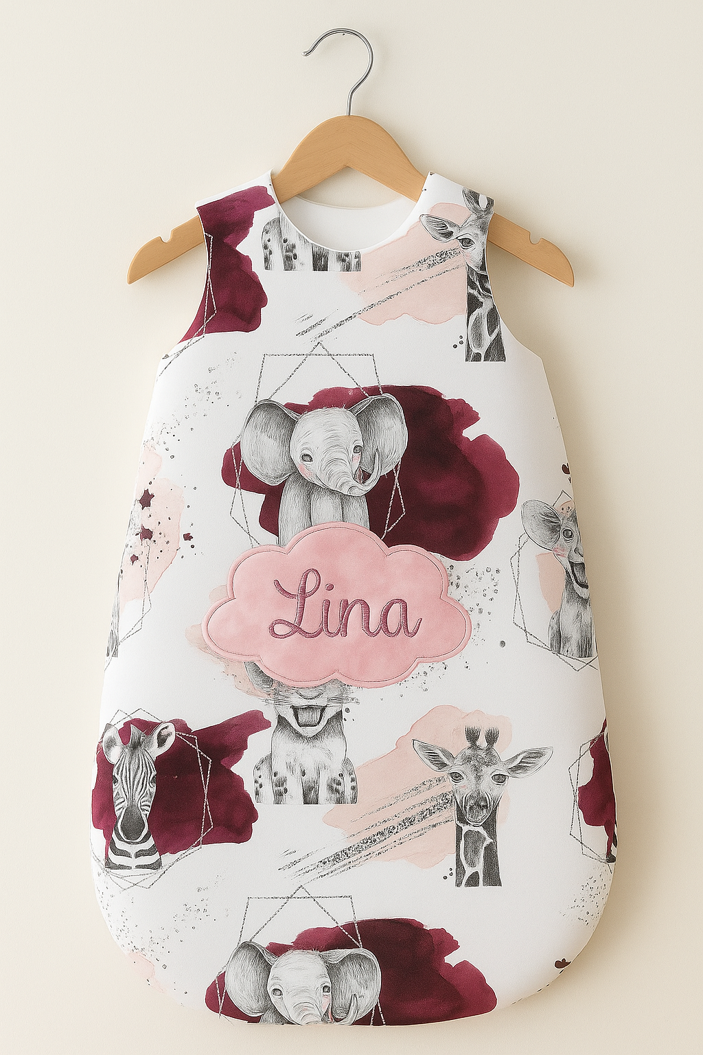 Gigoteuse thème savane 0-9 mois