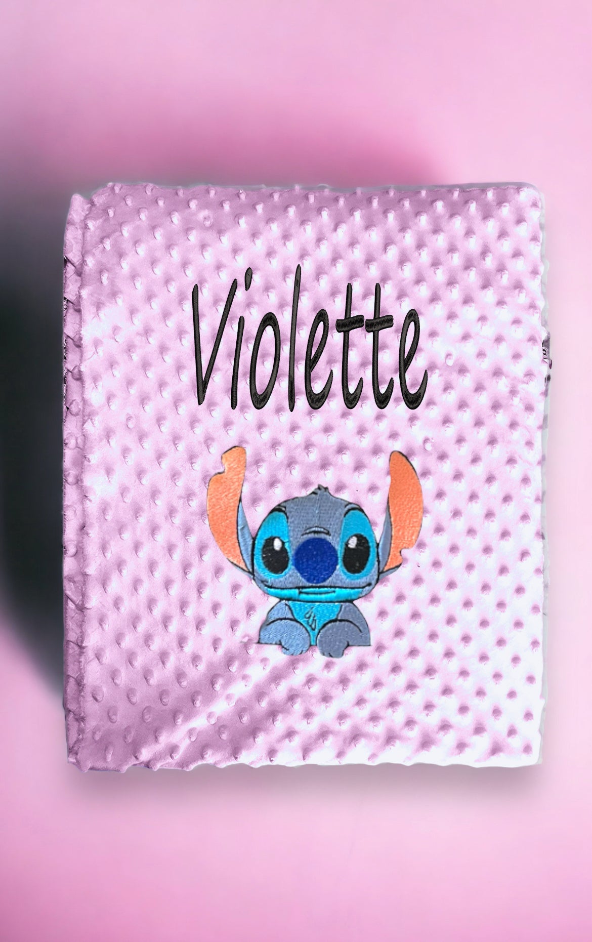 Plaide couverture bébé personnalisé broderie naissance 1mètre /80cm