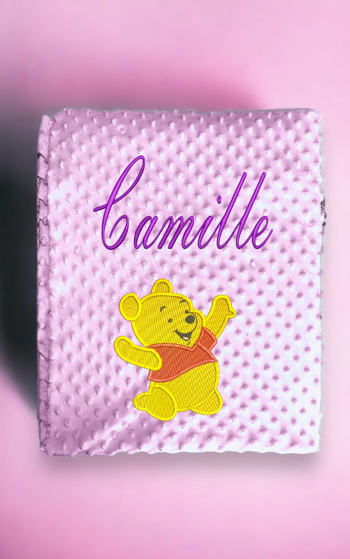 Plaide couverture bébé personnalisé broderie naissance 1mètre /80cm