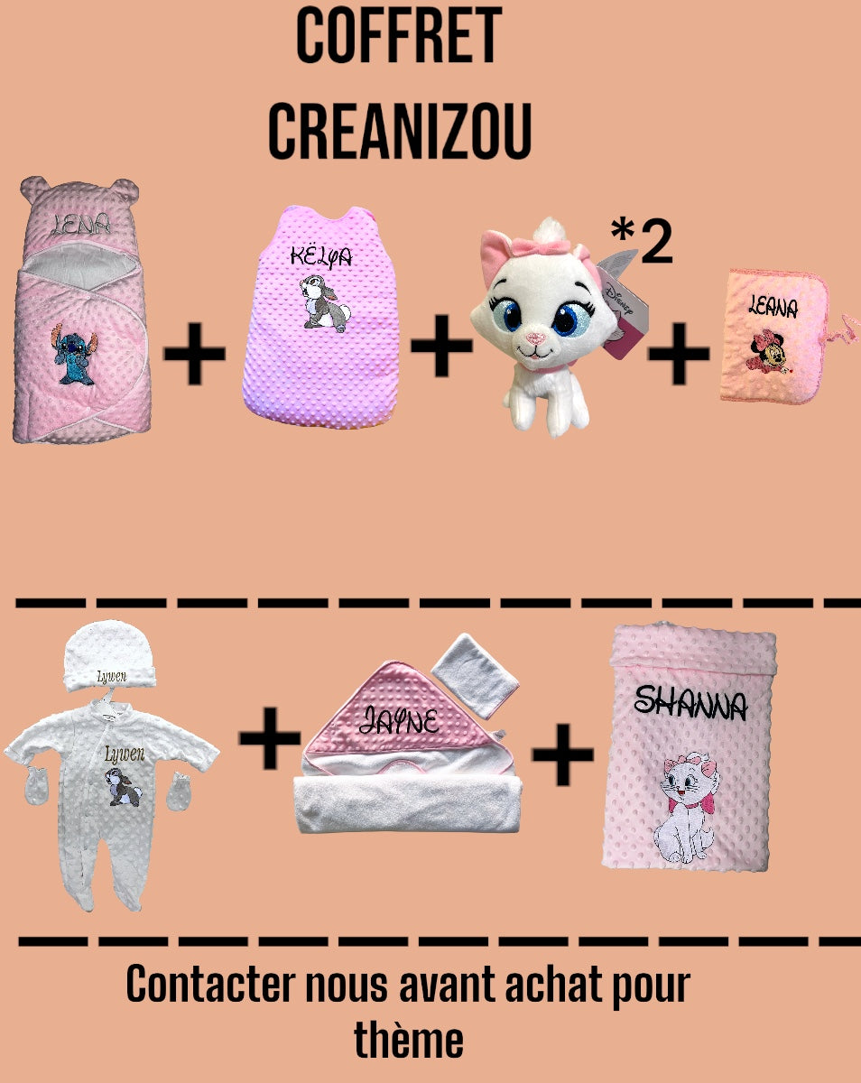 Coffret de naissance bébé maternité 0-12 mois