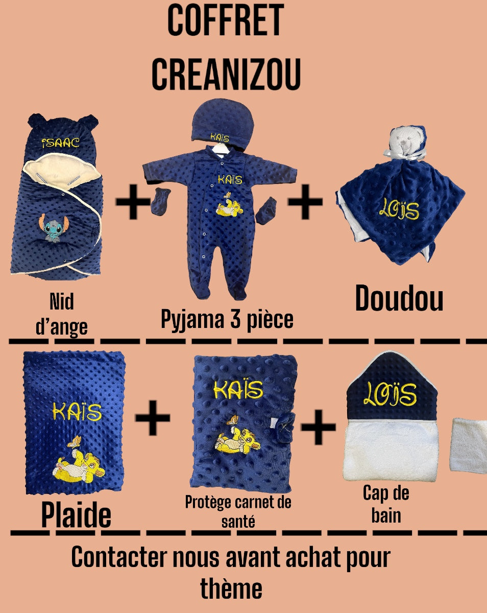 Coffret de naissance bébé maternité 0-12 mois