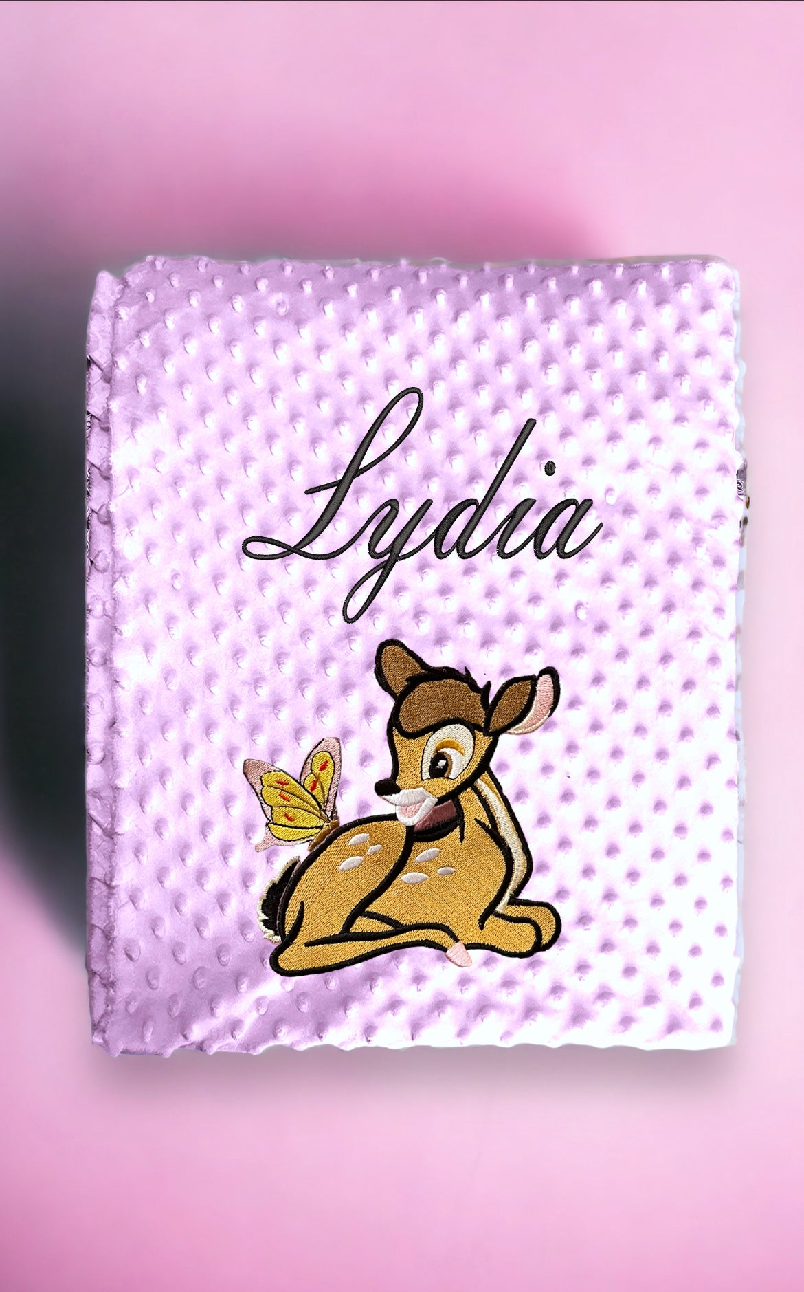 Plaide couverture bébé personnalisé broderie naissance 1mètre /80cm