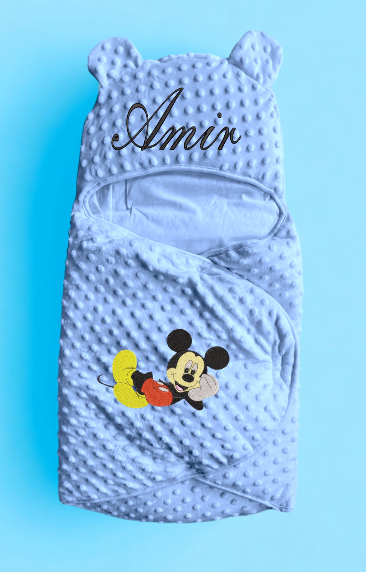 Nid d'ange personnalisé bébé