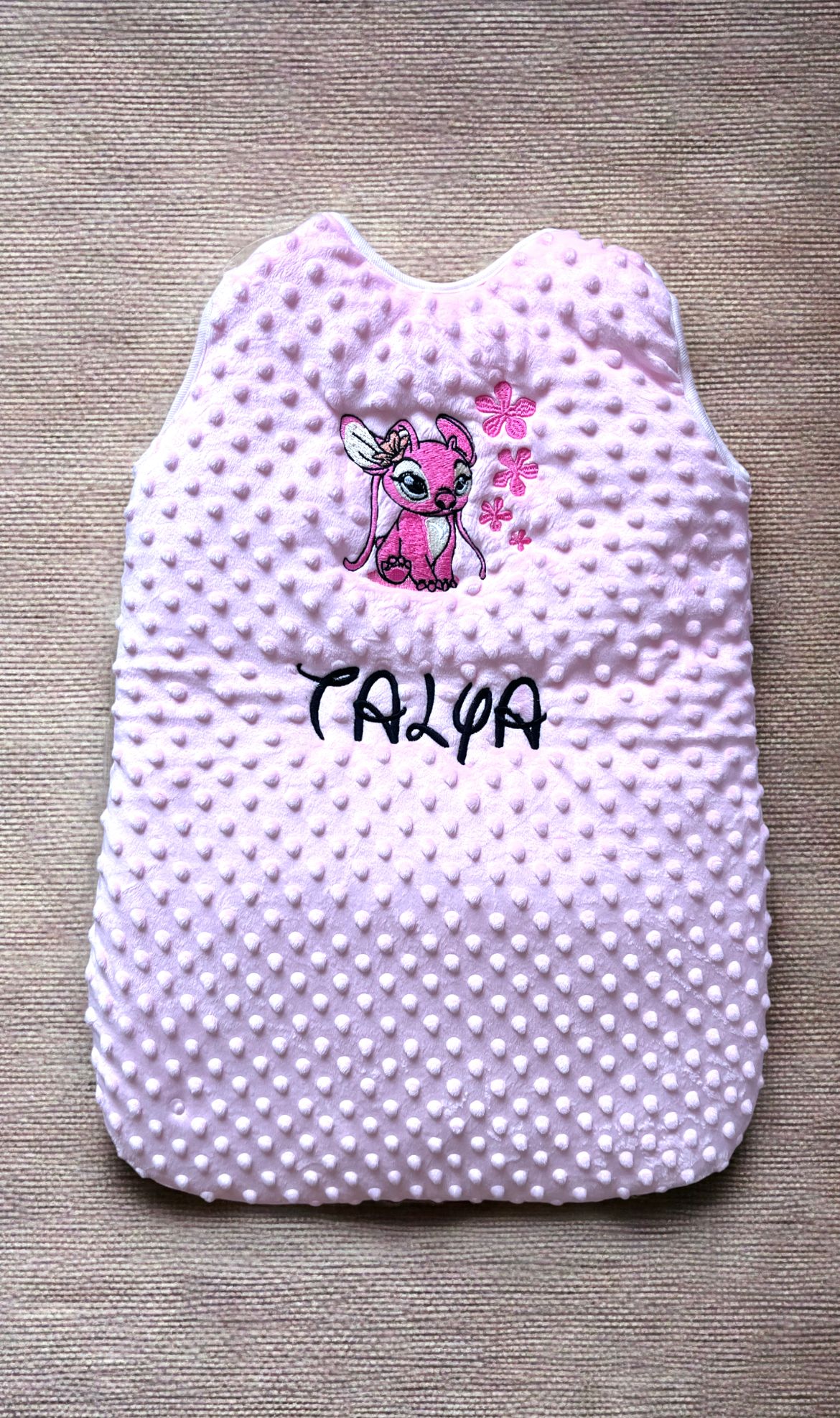 Gigoteuse Personalisé brodé theme angel