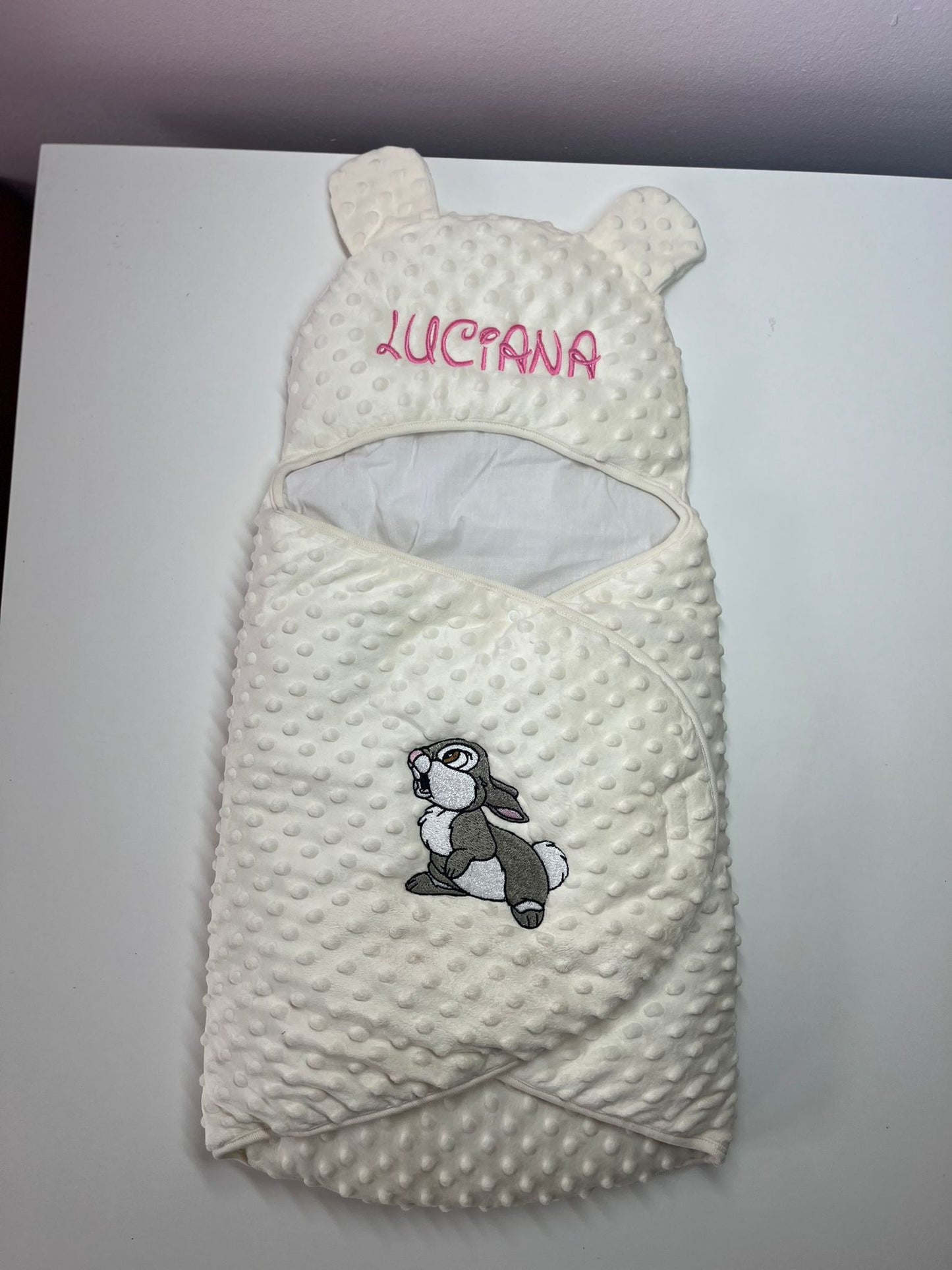 Nid d ange blanc personnalisé