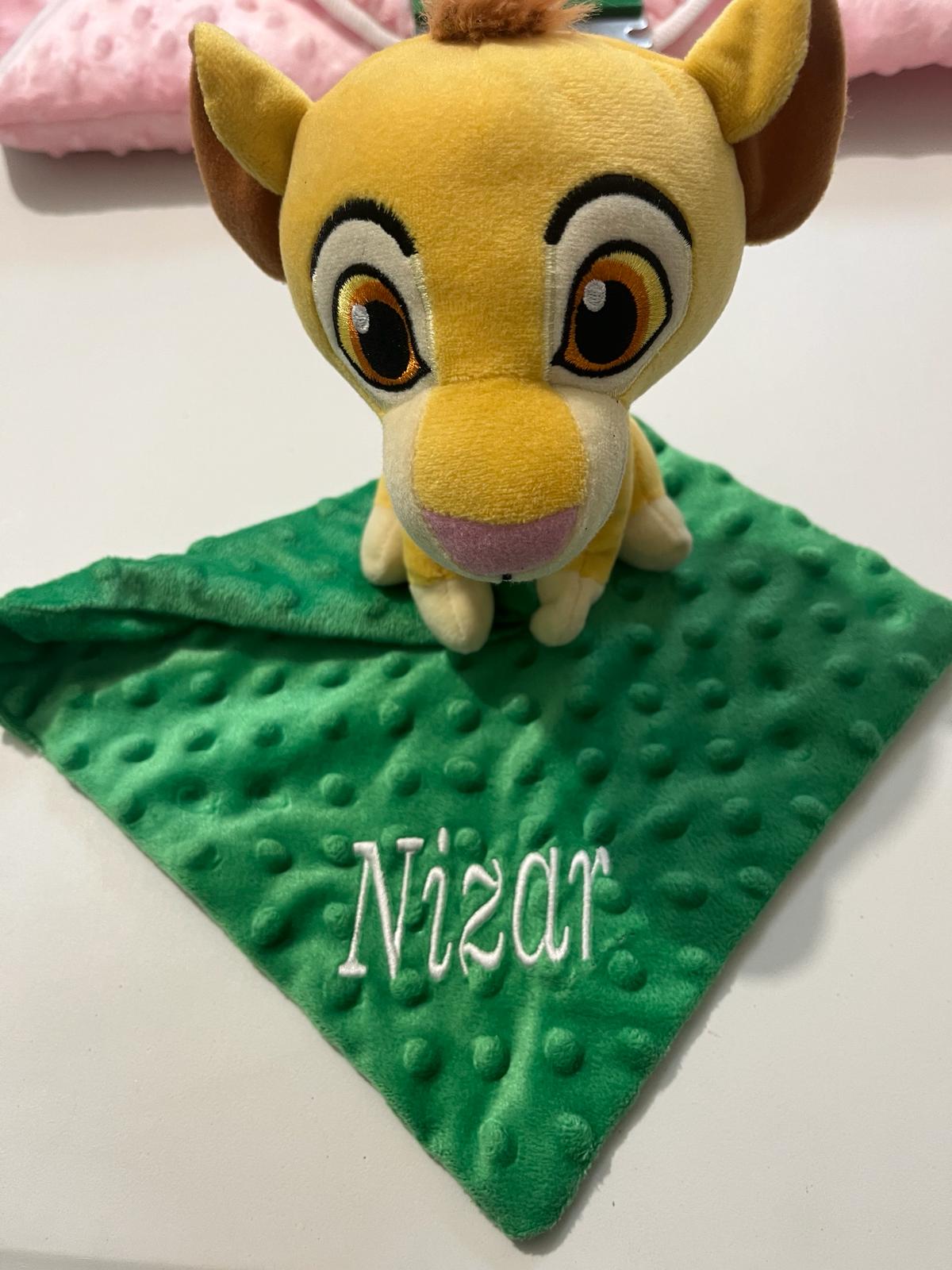 doudou personnalisé simba