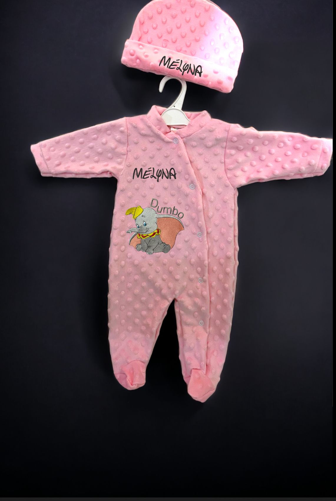 pyjama en minky avec personnalisation
