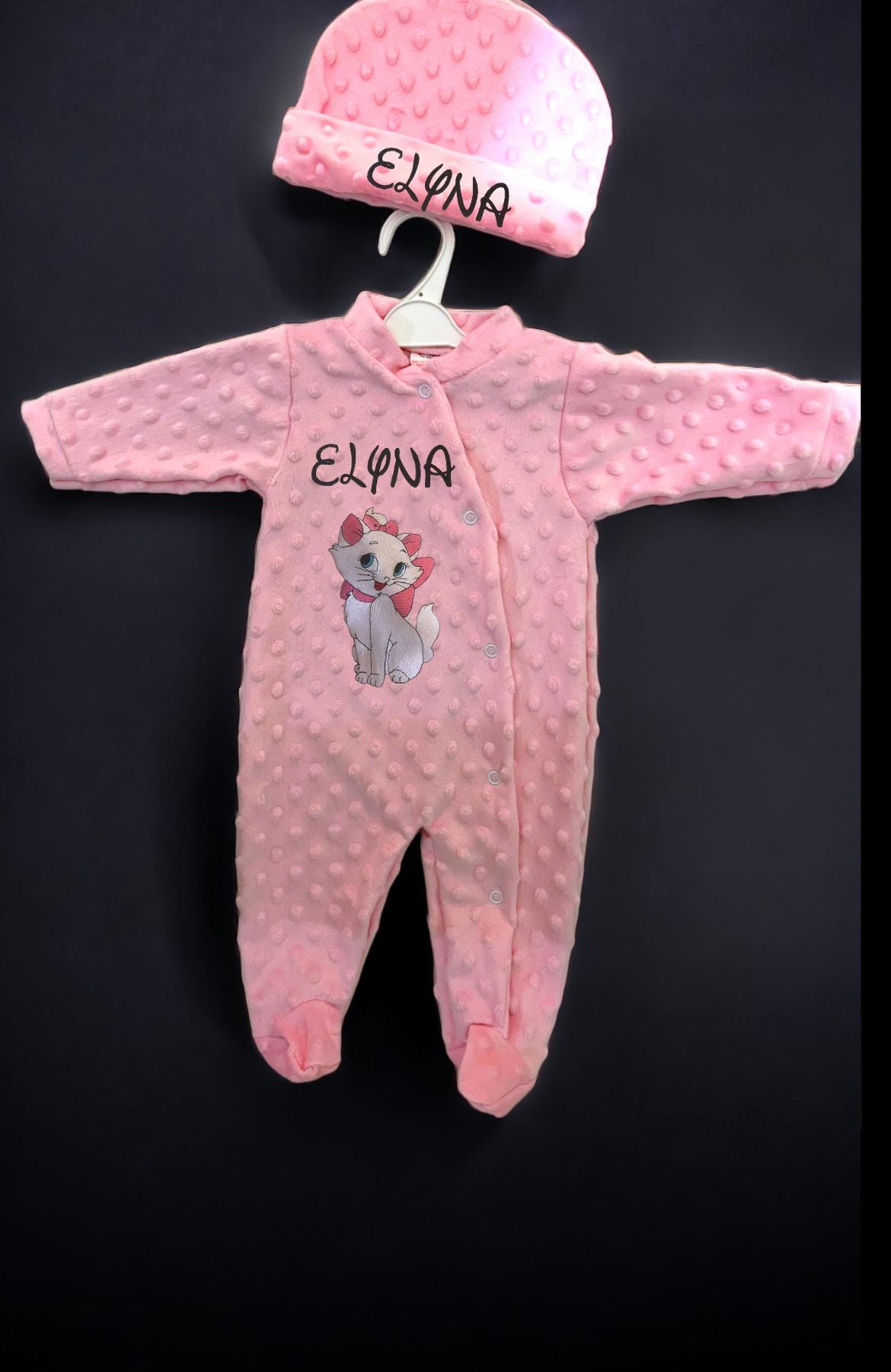 pyjama en minky avec personnalisation