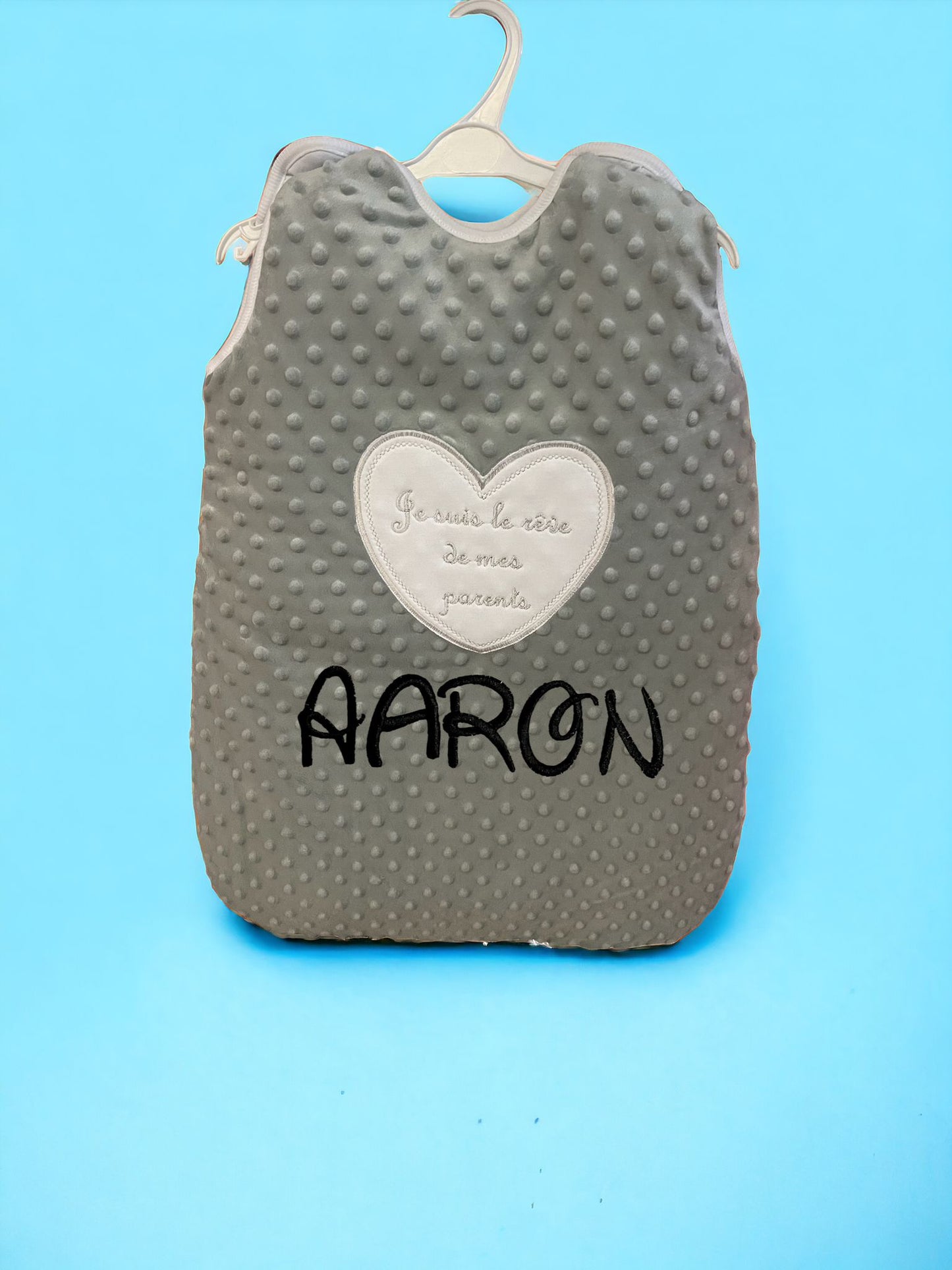 gigoteuse bébé personalisé en broderie 0-12 mois naissance