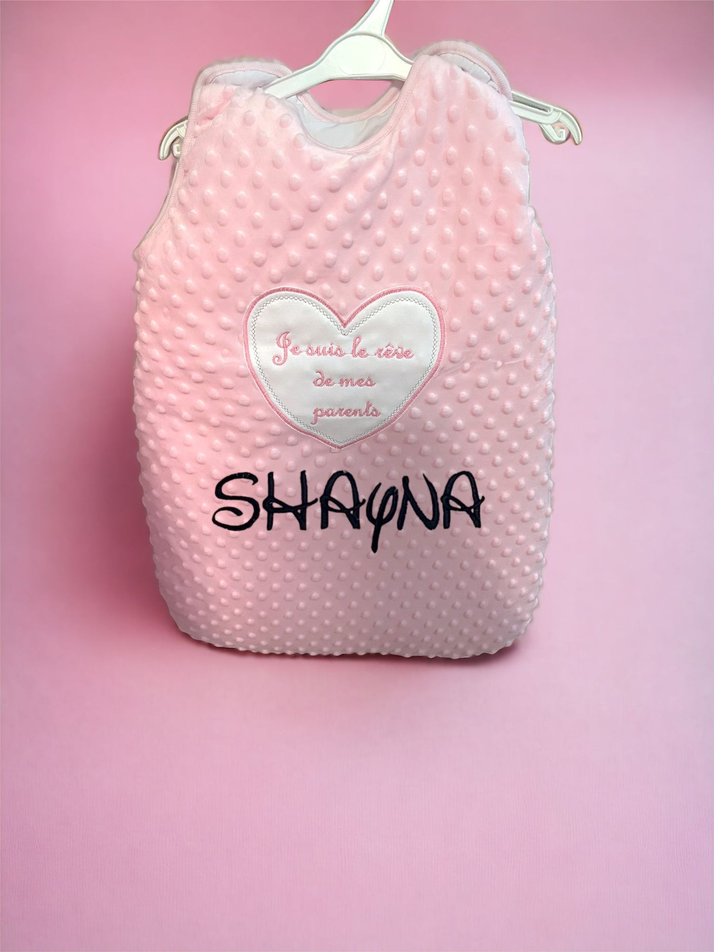 gigoteuse bébé personalisé en broderie 0-12 mois naissance