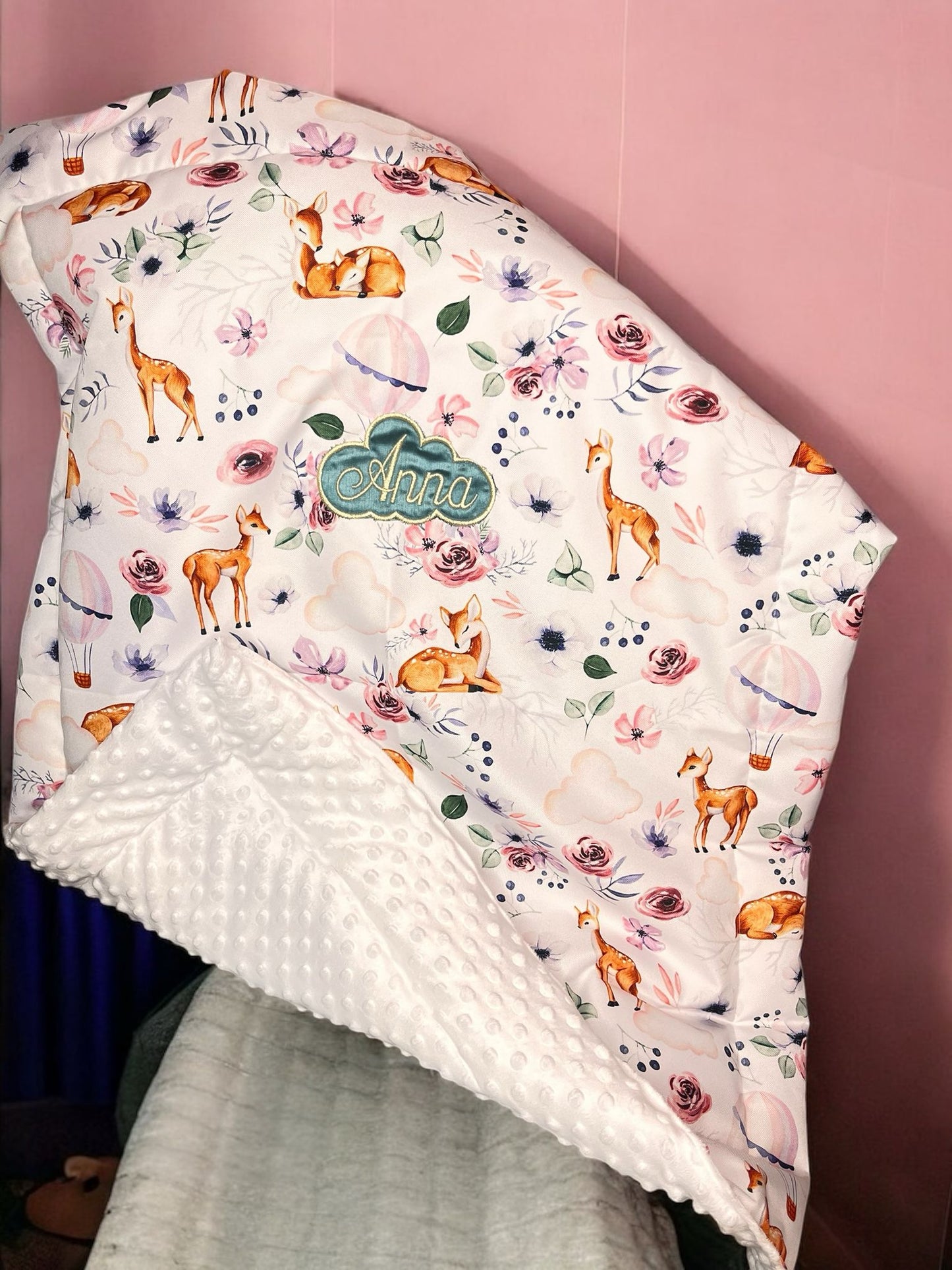 couverture minisavane bébé blanket 1 mètre / 80cm naissance