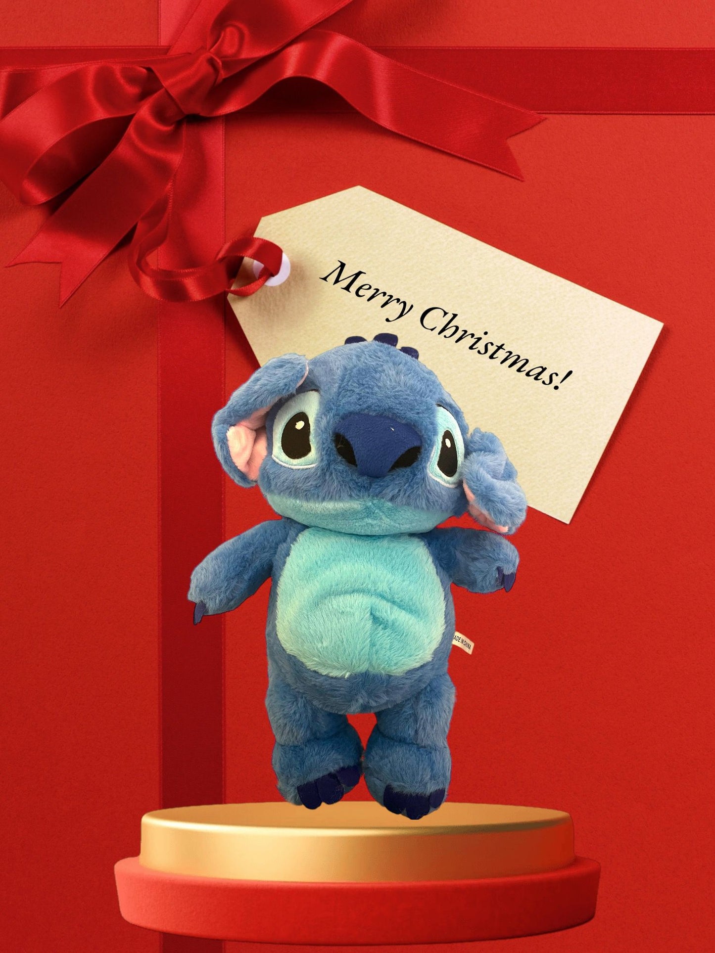 peluche stitch respire lumière cadeau noël