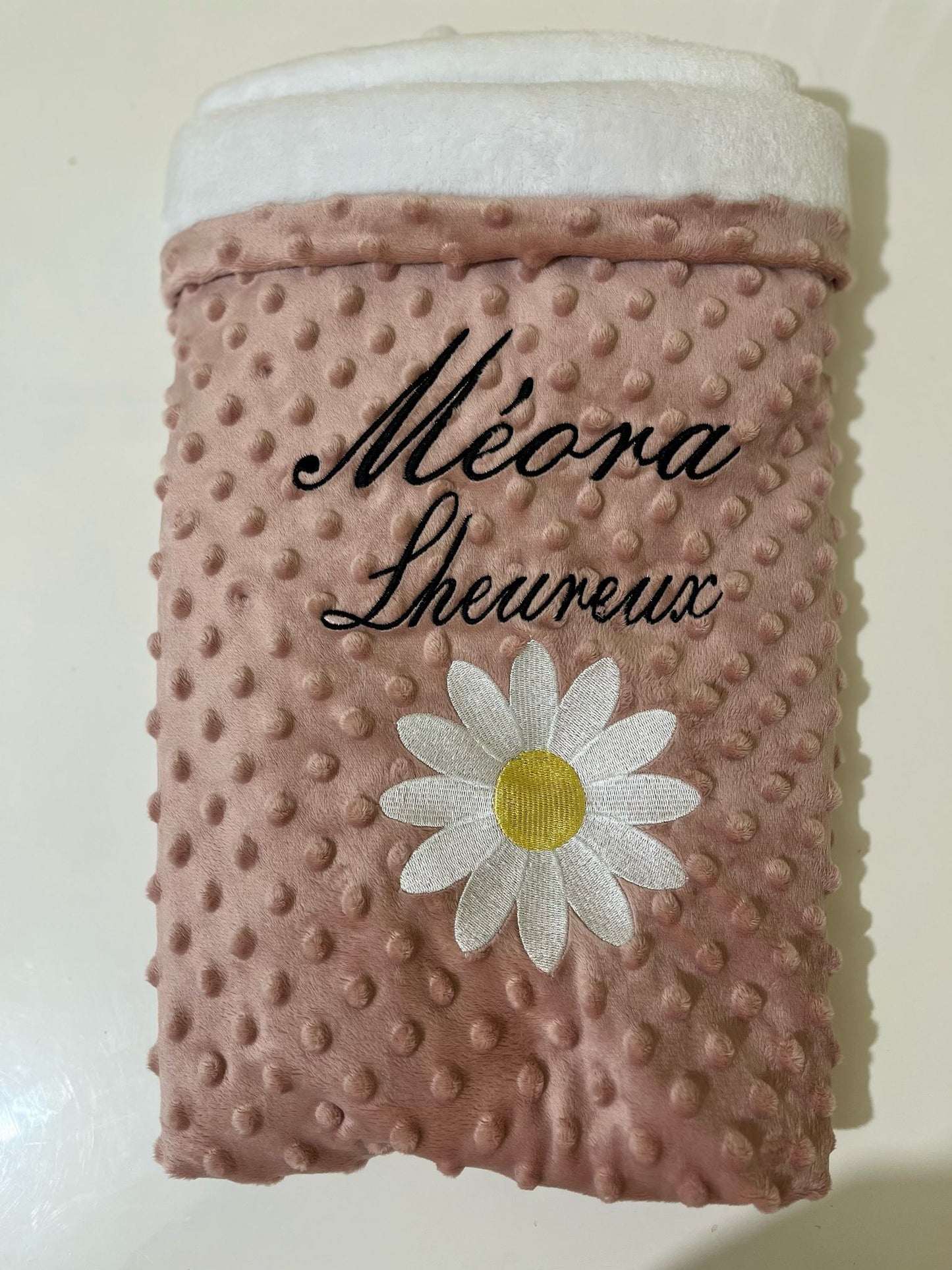 Couverture Personalisé théme fleurie 1m sur 80cm