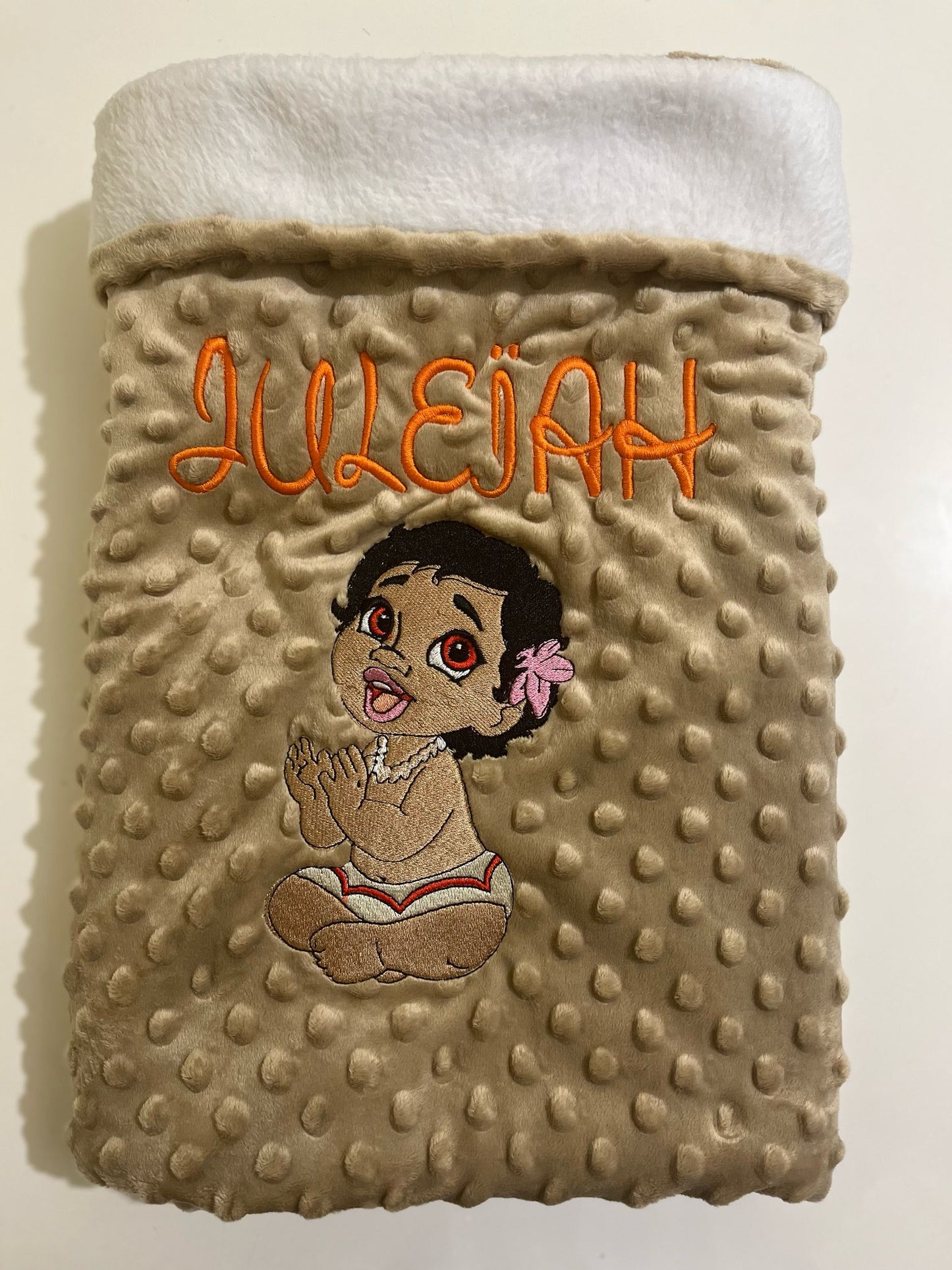 Couverture Personalisé théme vaiana