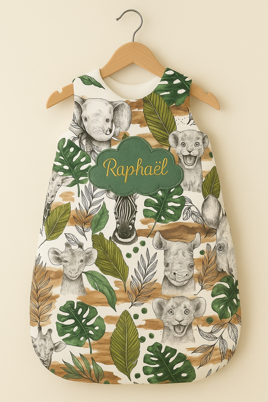 Gigoteuse 0-9 mois thème savane
