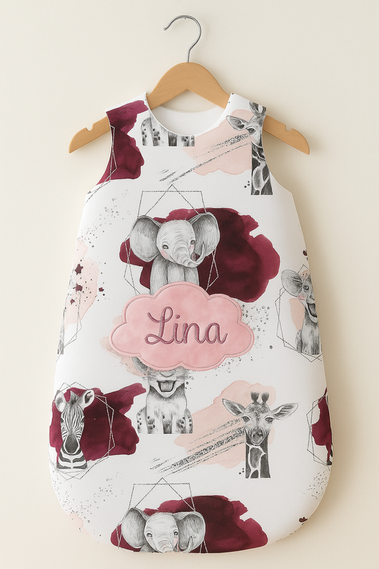 Gigoteuse thème savane 0-9 mois