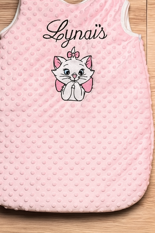 Gigoteuse Personalisé broderie thème aristochat
