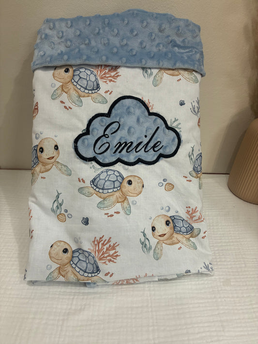 couverture minisavane bébé blanket 1 mètre / 80cm naissance